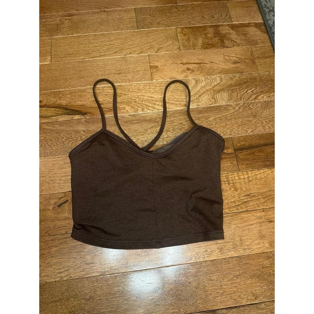All In Motion Women's Sports Bra Top, Brown Size Small